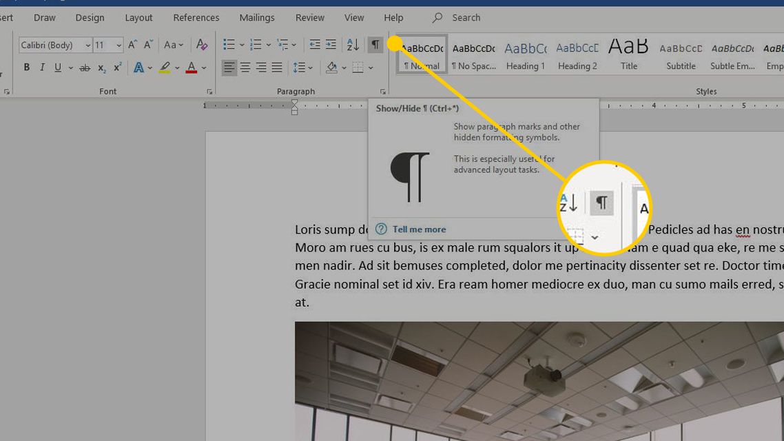 microsoft word open new document showing header for mac word 2013